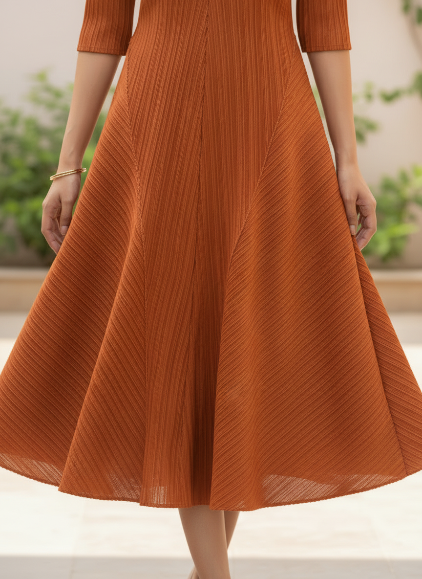 Mia Pleated Dress