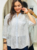 Ethereal Sky Embroidered Shirt