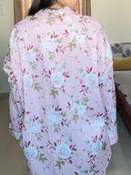 Blush Bloom Pleated Shirt