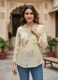 Floral Embroidered Tunic