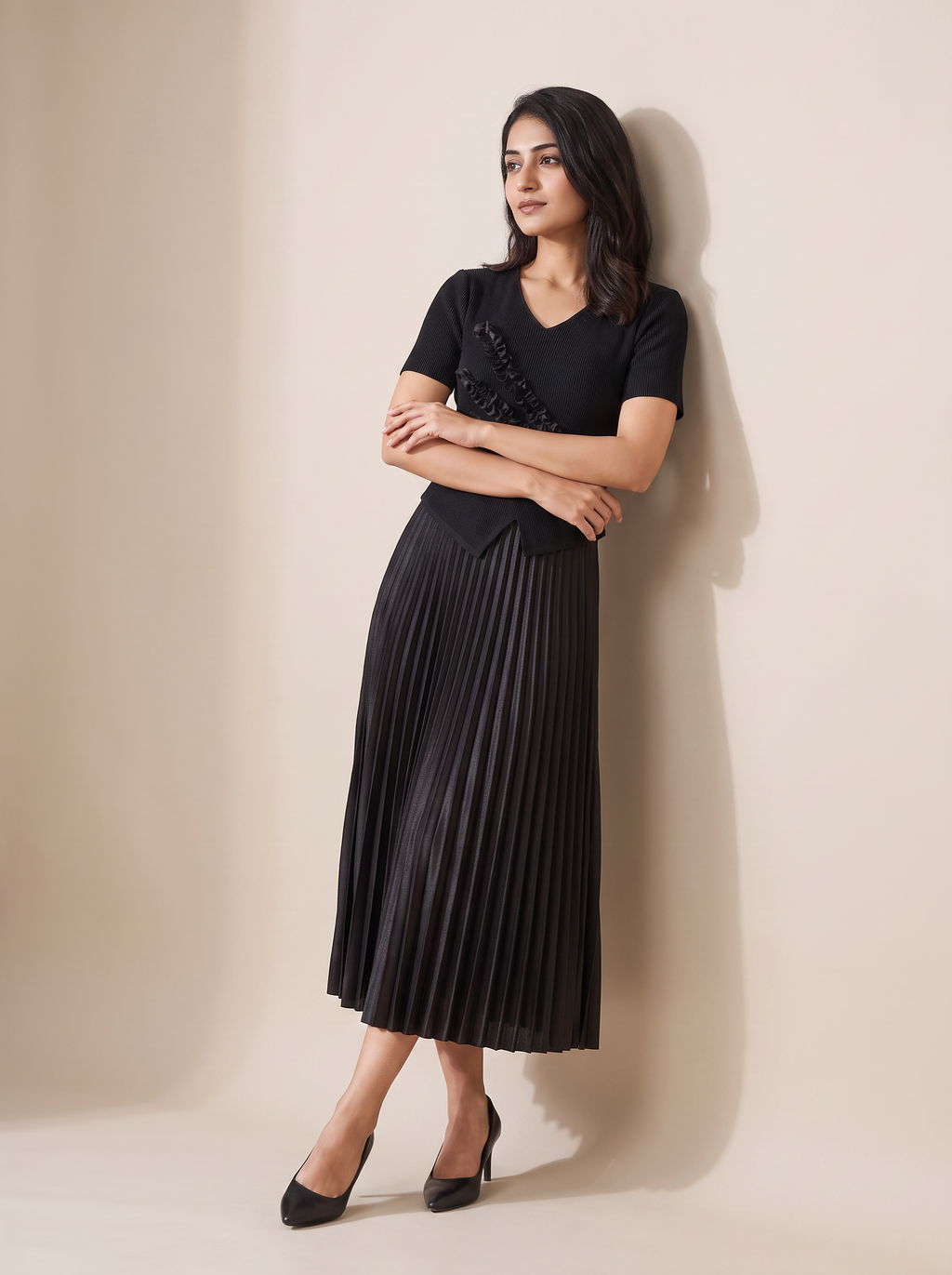 Classic Pleated Dress