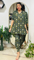 Heritage Geometric Print Co-ord Set