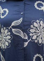Amethyst Floral Embroidered Shirt