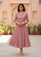 Saira Pleated Dress