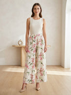 Chanderi  Embroidered Pants