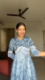 LUNARA Floral Flow Dress