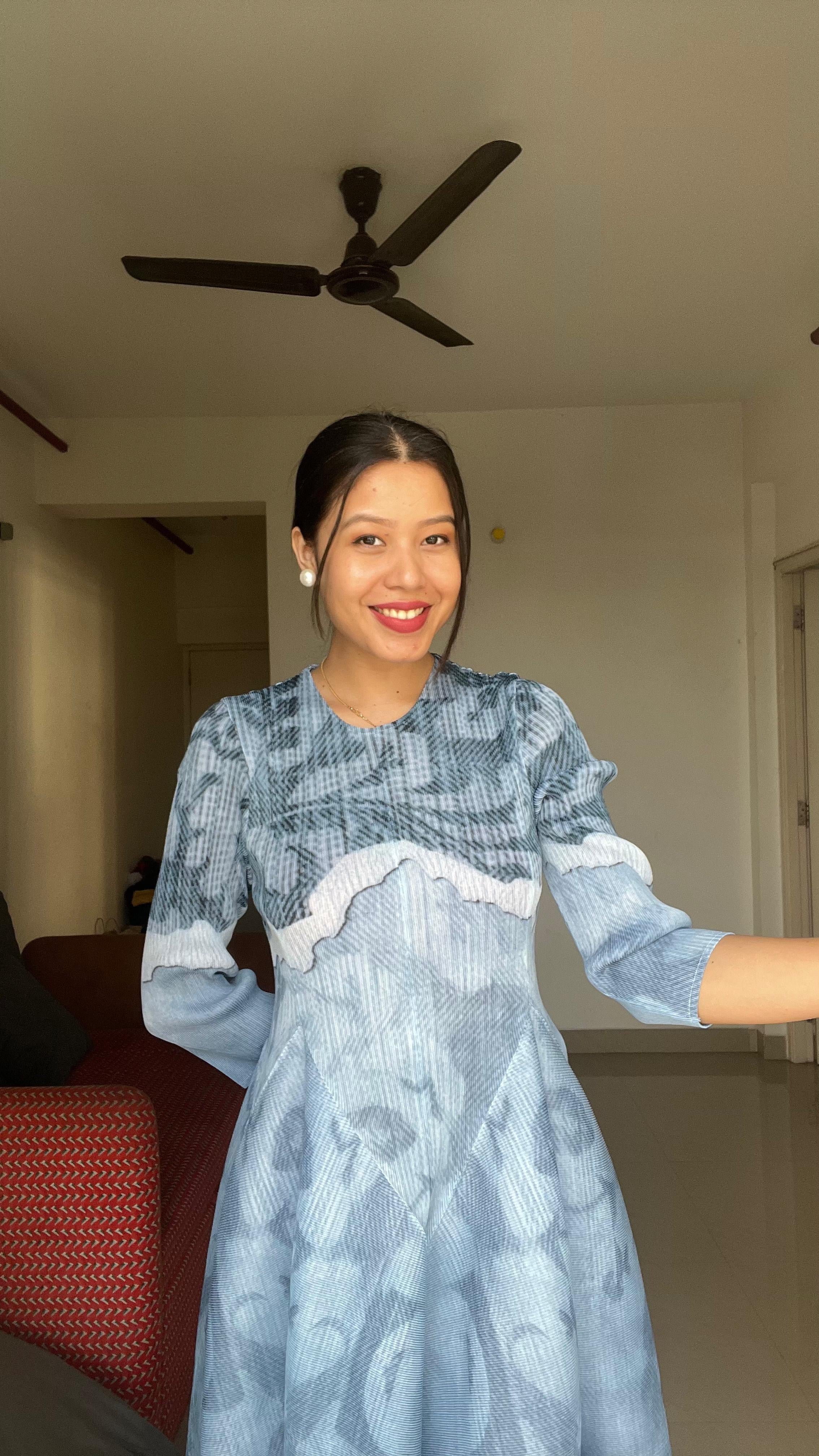 LUNARA Floral Flow Dress