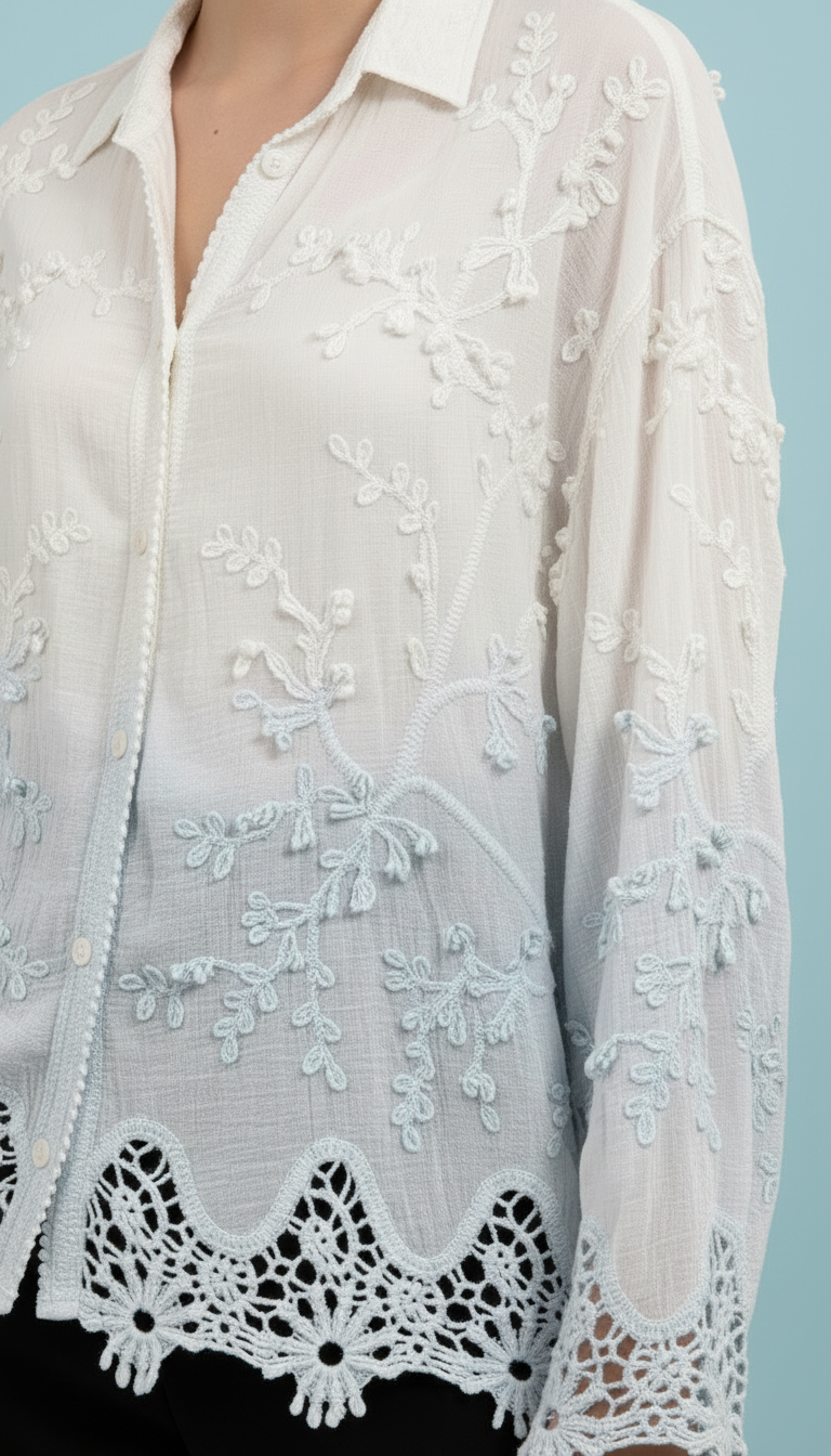 Celeste Ombré Blouse