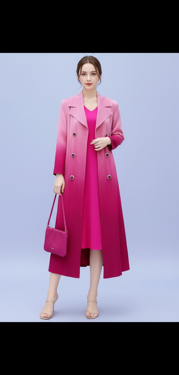 Blazer Ombré Statement Dress