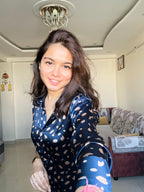 Midnight Dot Satin Shirt