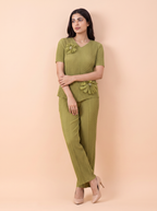 Floral Pleated set