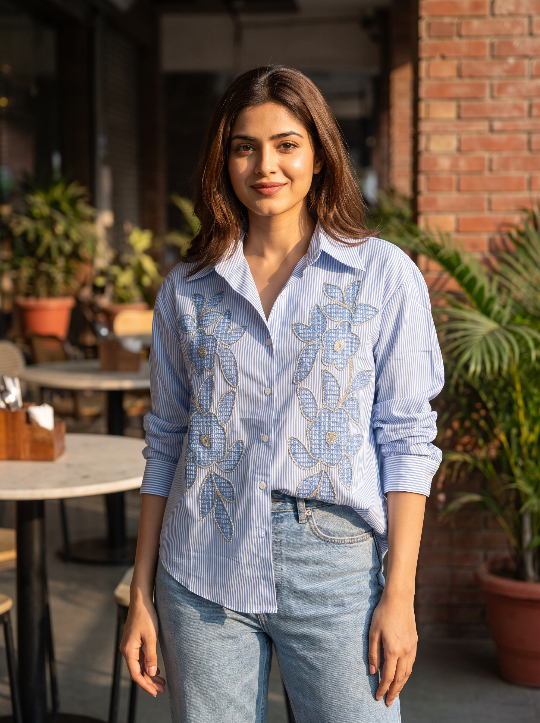 Summer Embroidered shirt