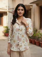 Sunflower Chanderi Shirt