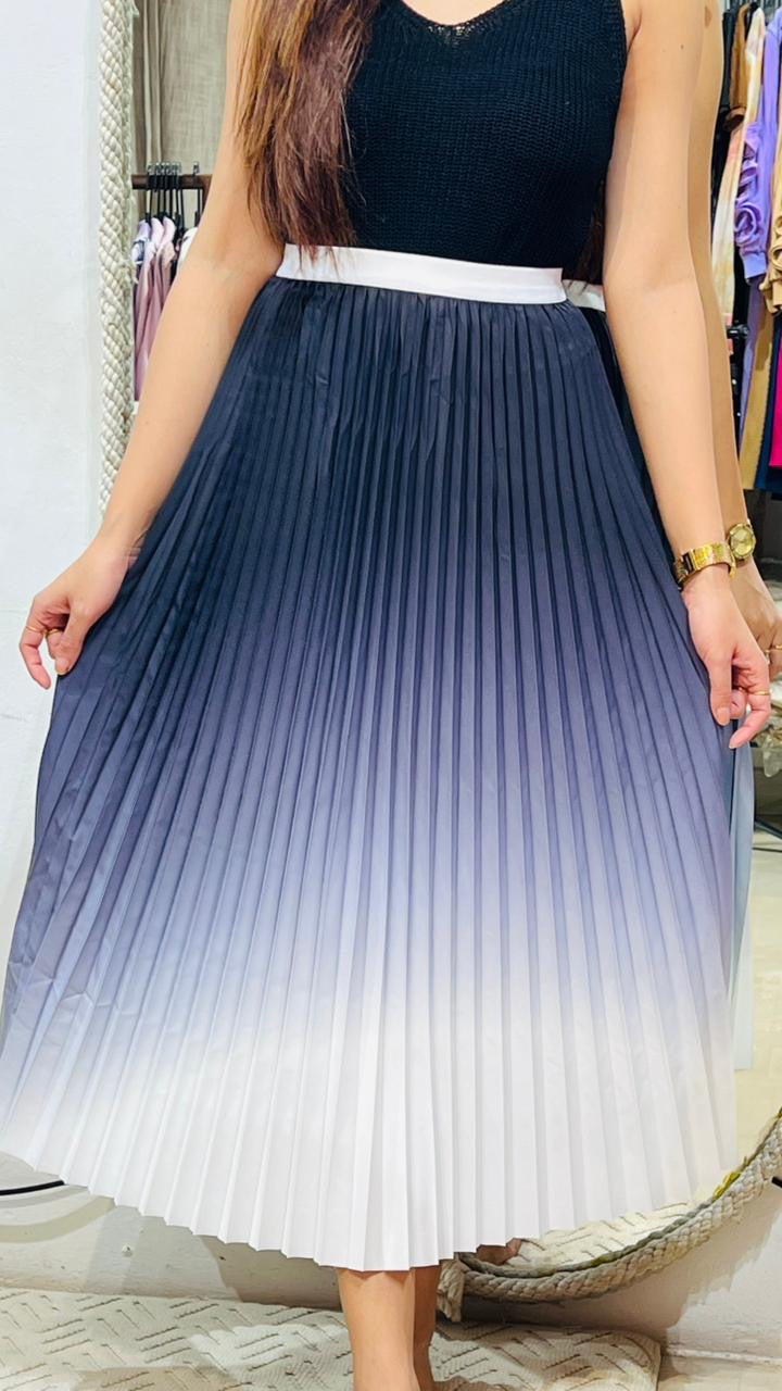 The Aria High-Rise Pleated Skirt