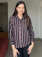 Chai-Stripe Heritage Shirt