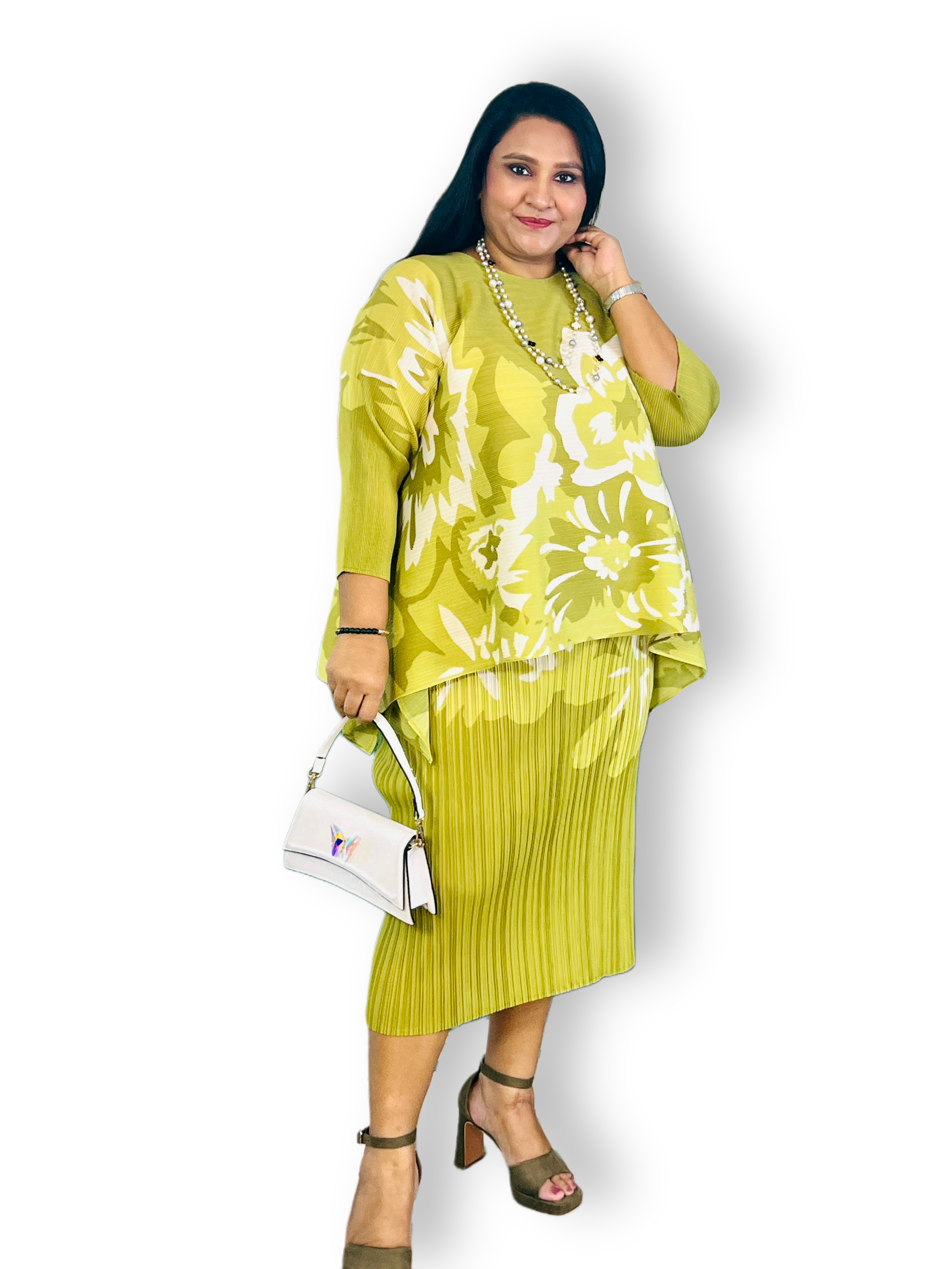 Eliza Skirt Set- Pastel Green