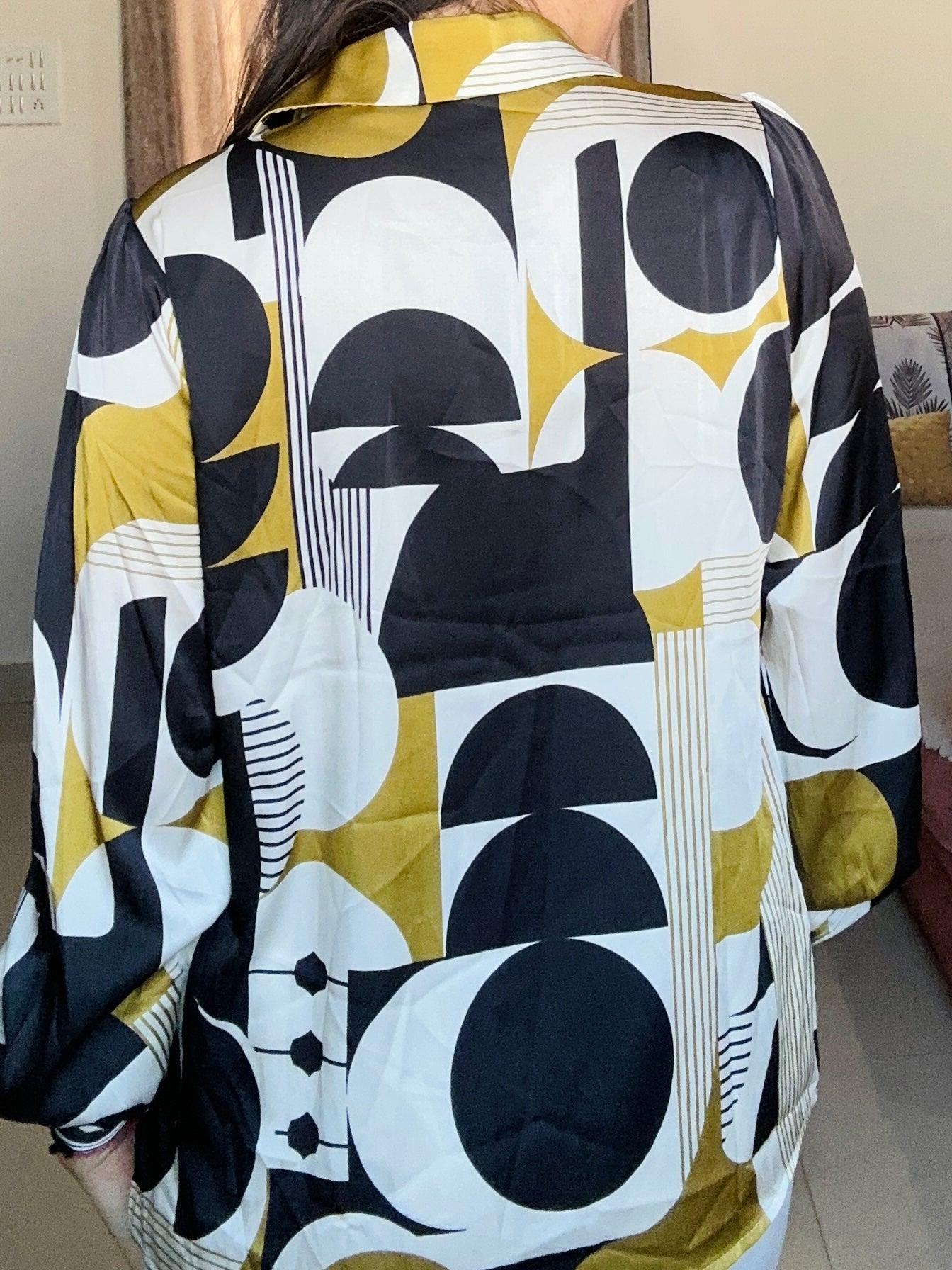 Mod Muse Satin Crepe Shirt