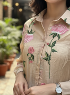 Floral Embroidered Shirt