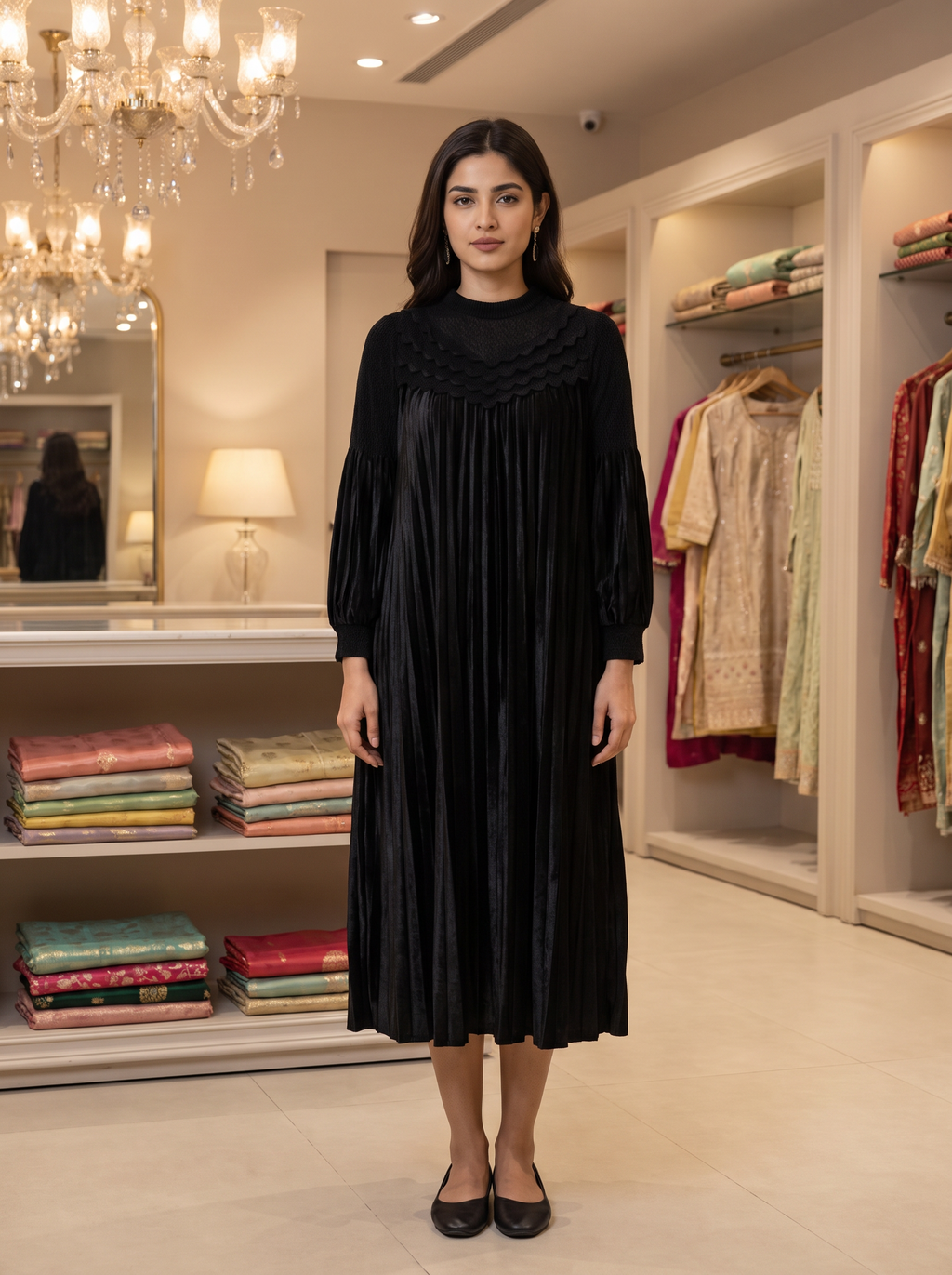 The Mulberry Ripple Dress Set