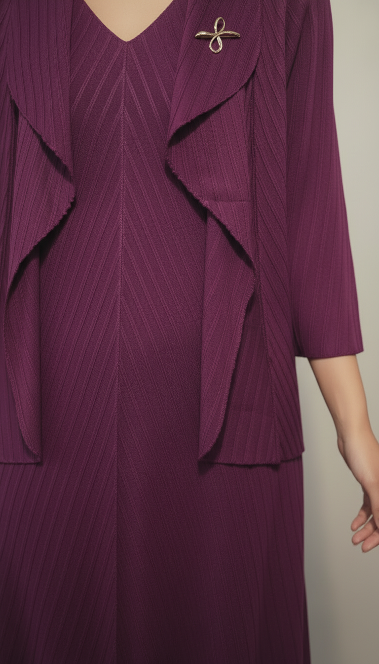 The Mulberry Ripple Dress Set