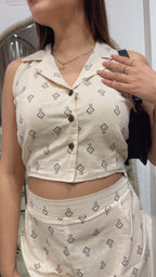 The Savannah Print Two-Piece Set