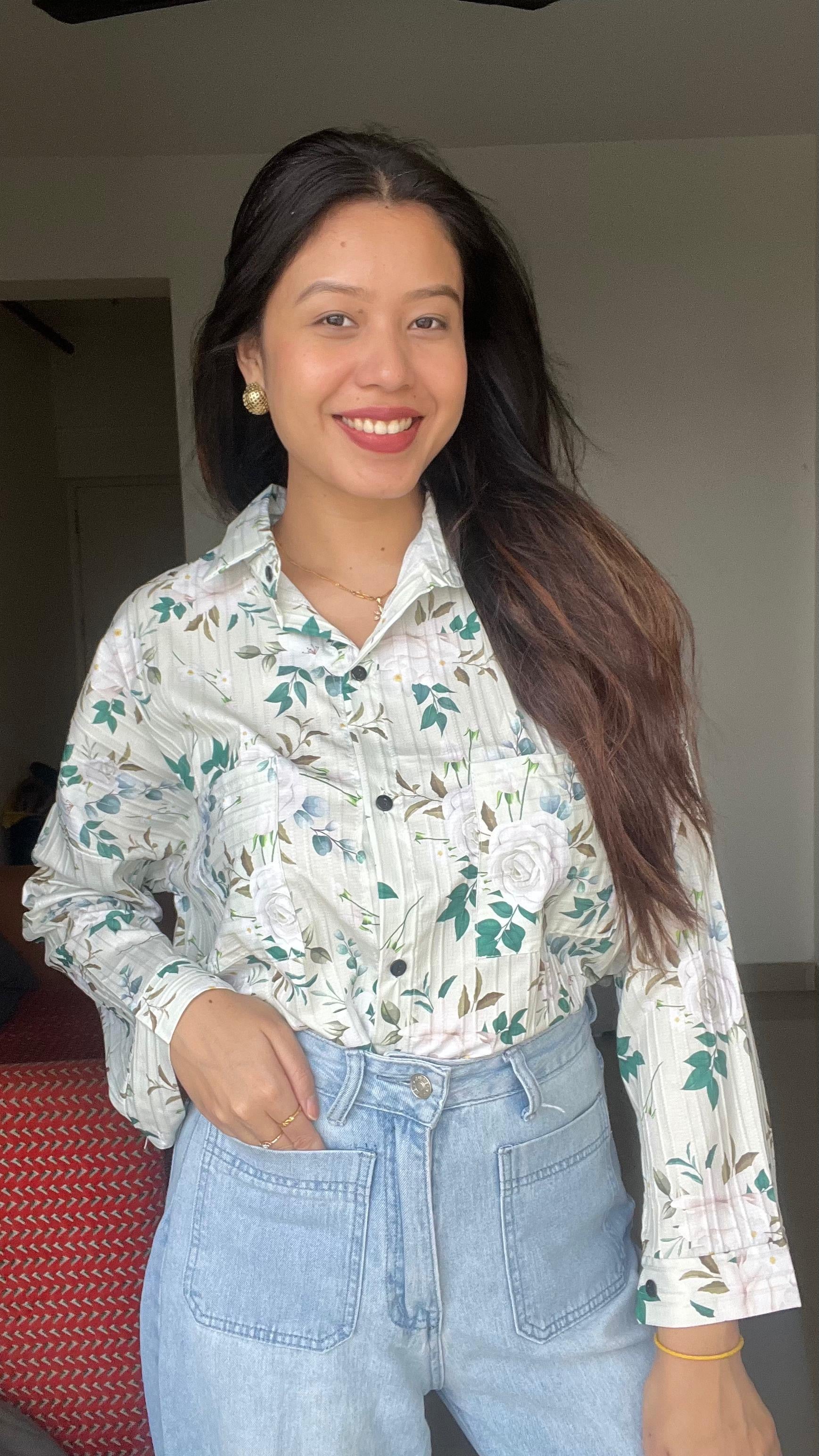 Garden Bloom Button-Down