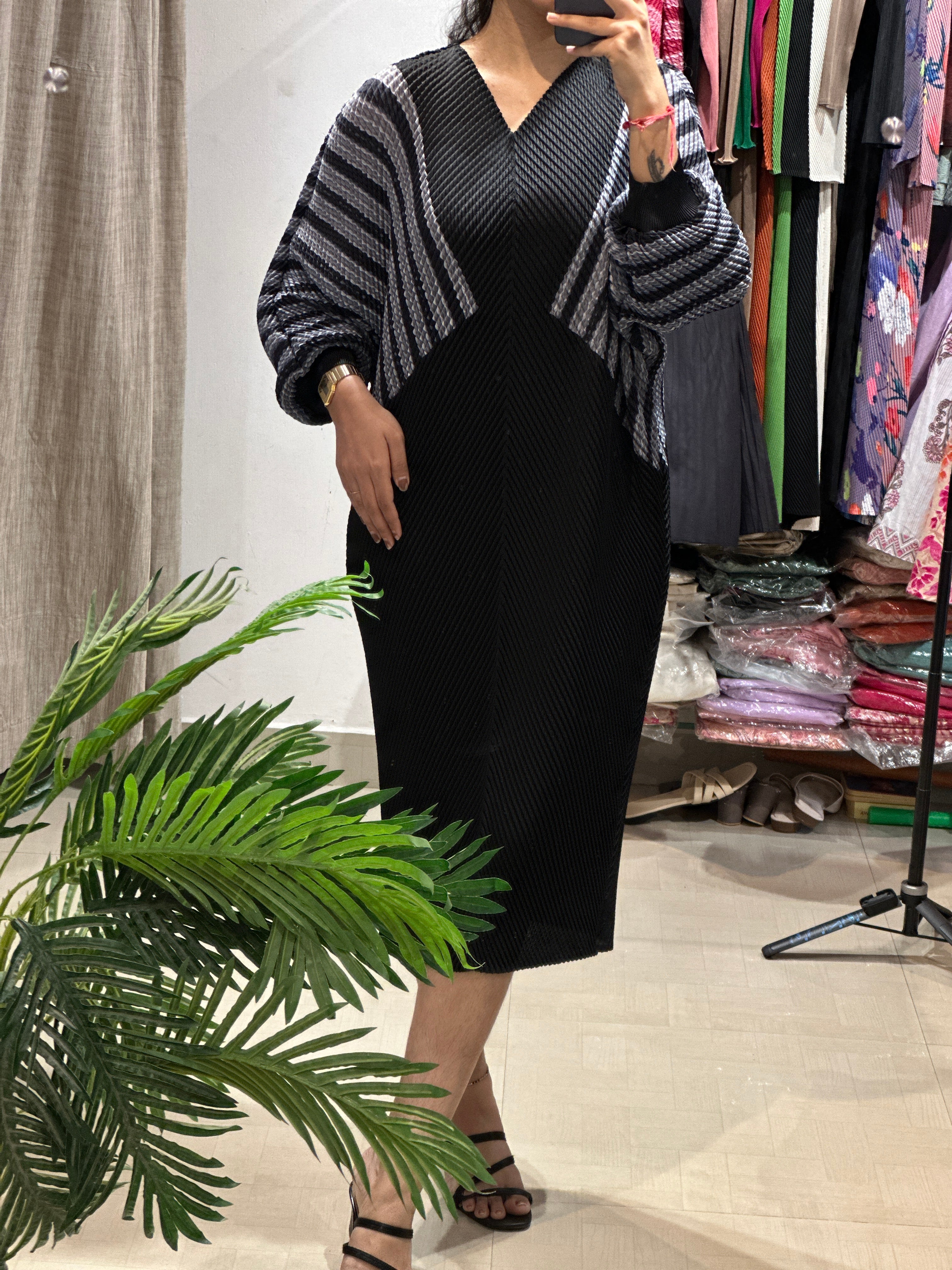 Lucia Kaftan Dress- Black