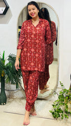 Heritage Geometric Print Co-ord Set