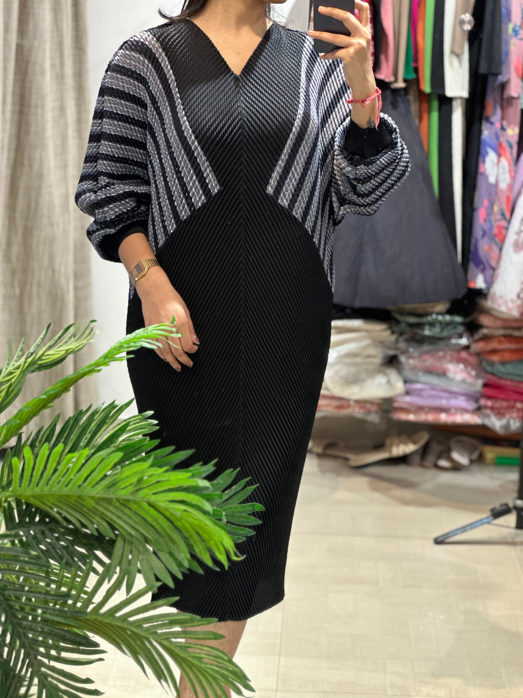 Lucia Kaftan Dress- Black