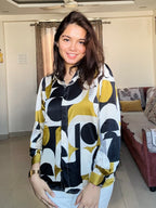 Mod Muse Satin Crepe Shirt