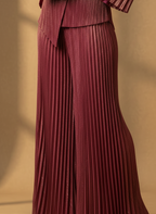 Irene Metallic Co-ord Set- Pink
