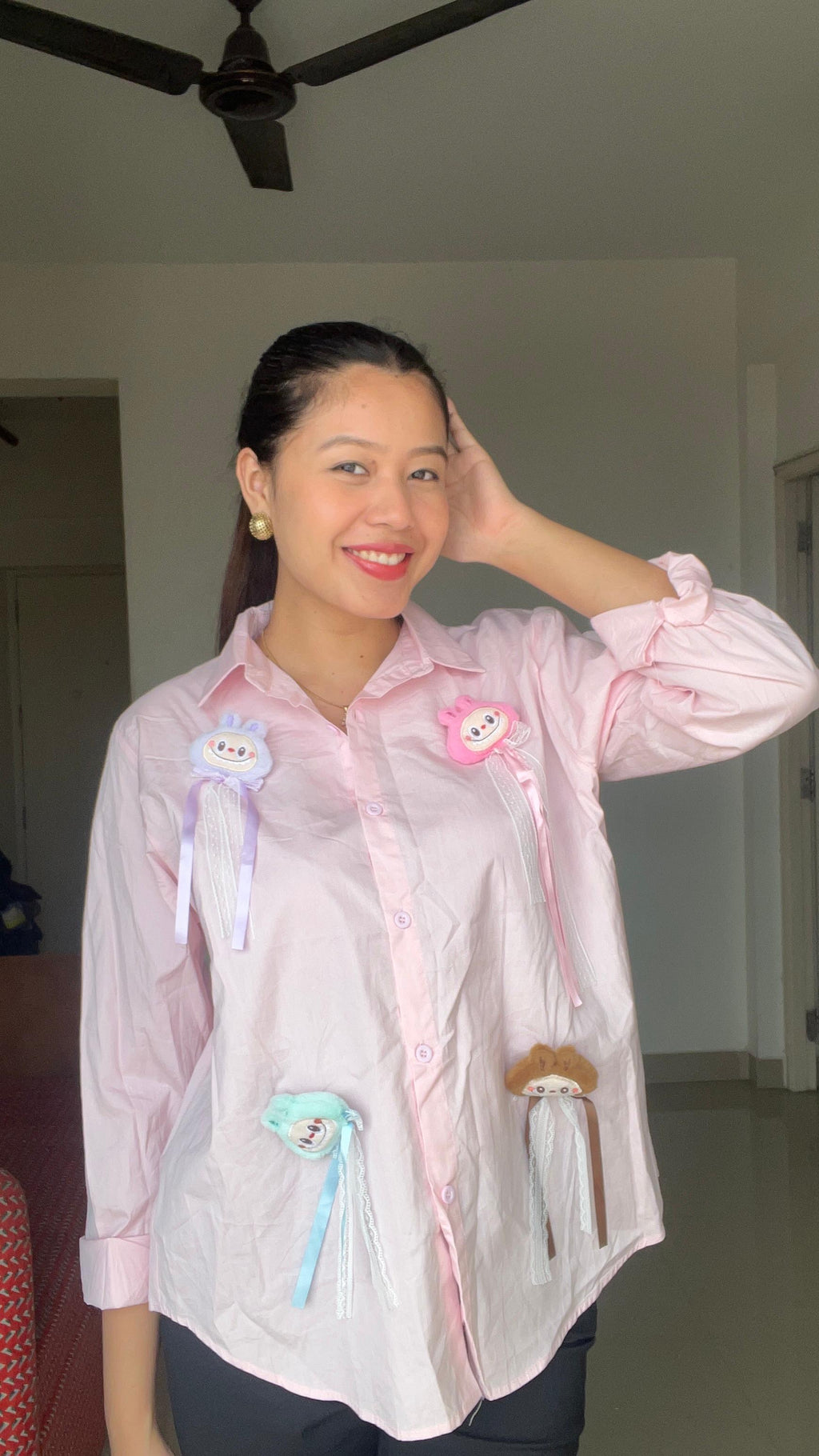 Pastel Dream Plush-Labubu Shirt
