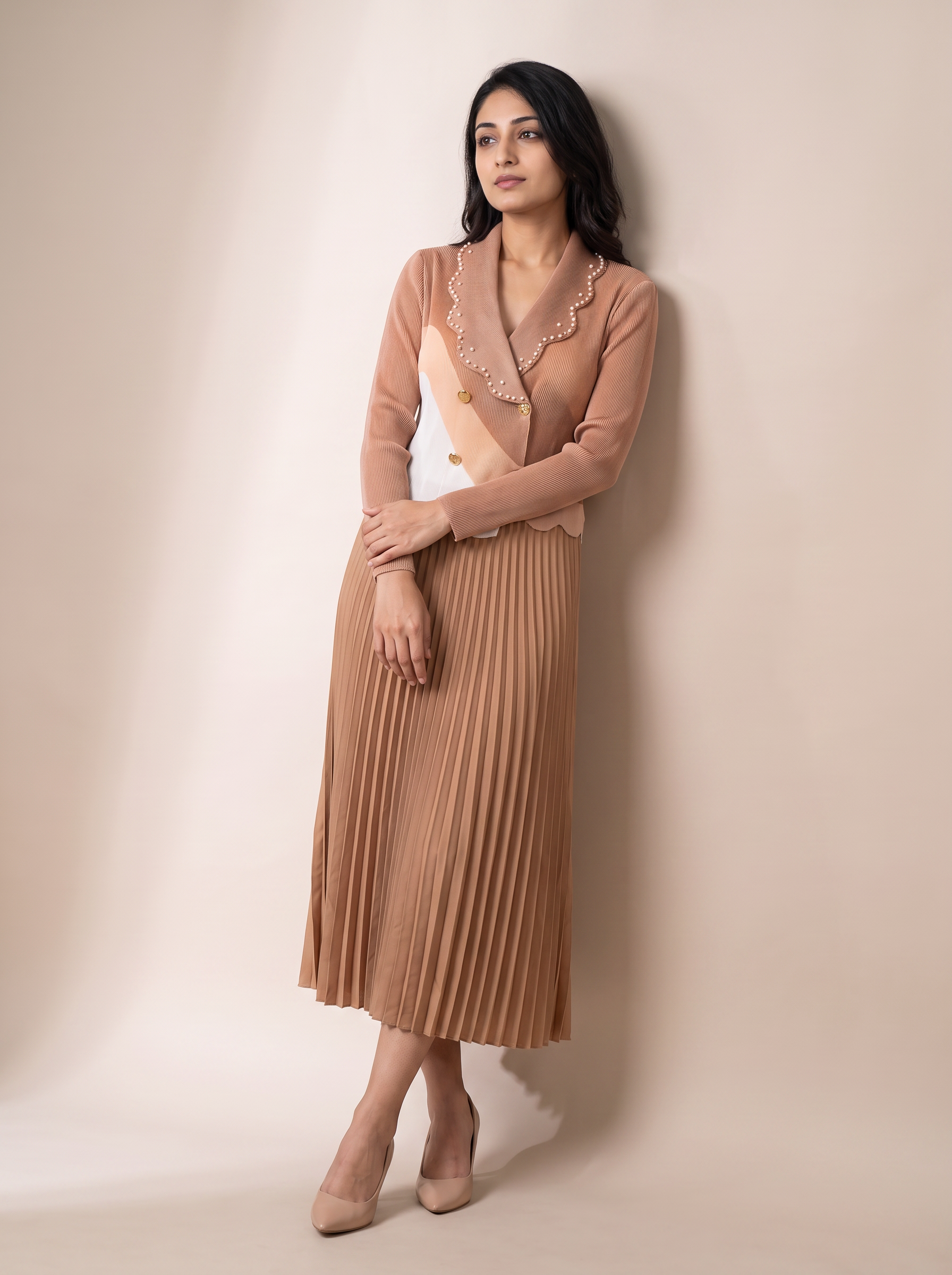 Elly Pleated Dress