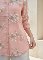 Peachy Crepe Shirt