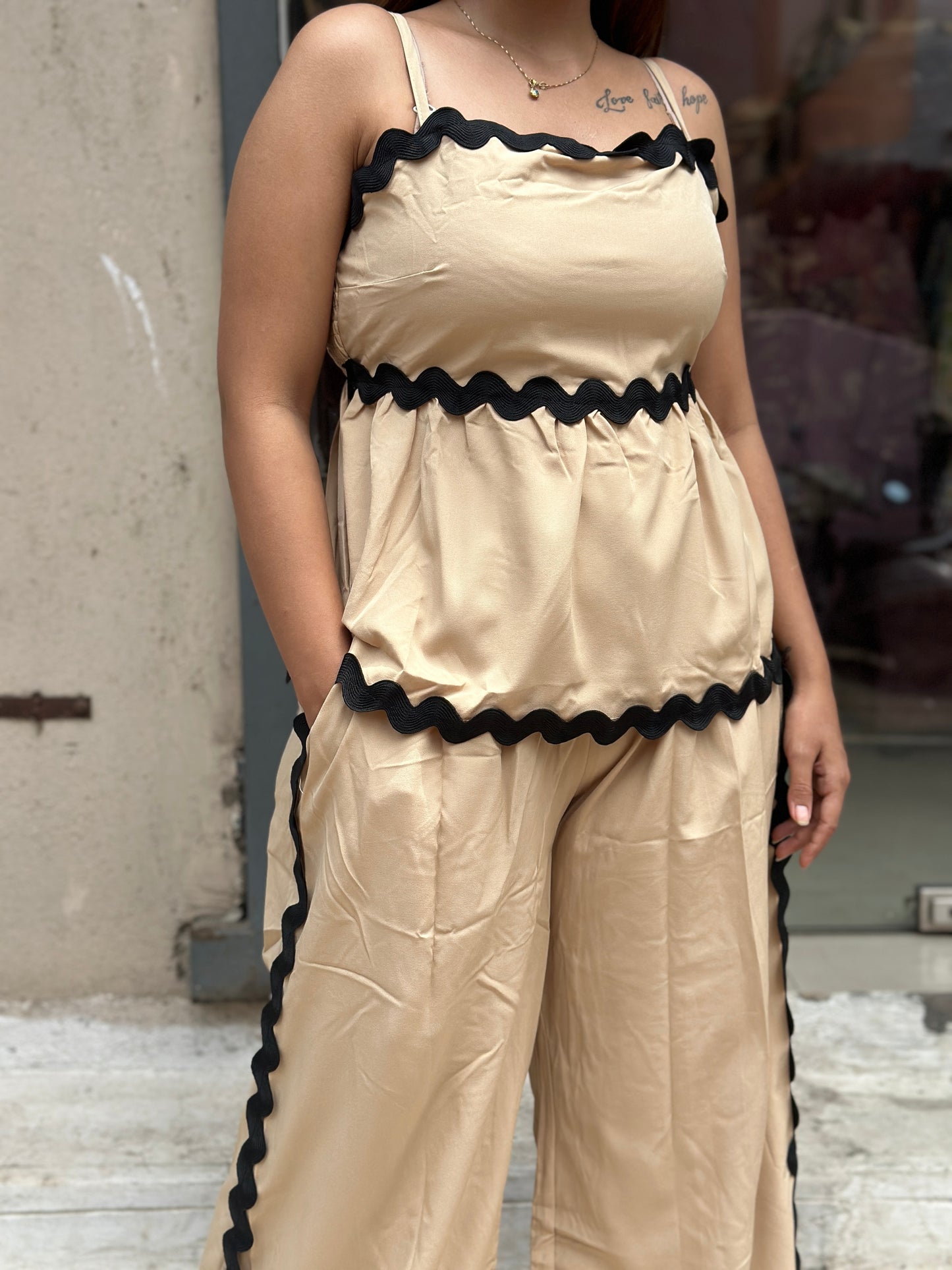 BEIGE CO-ORD SET