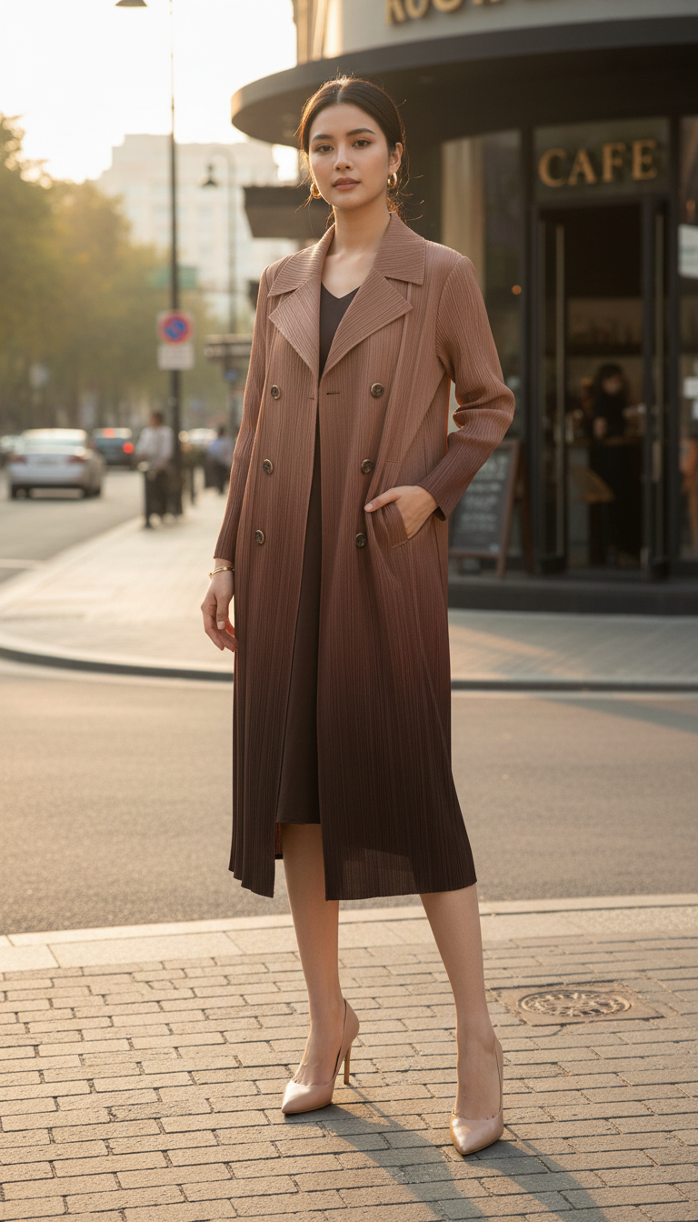 Blazer Ombré Statement Dress