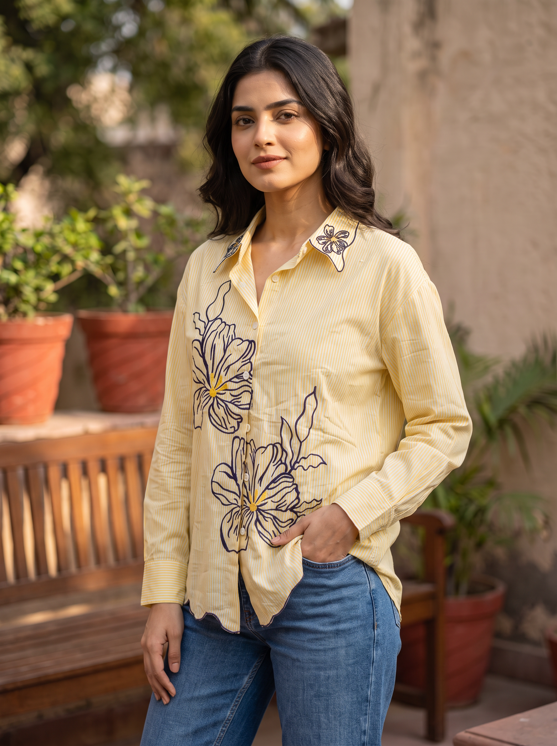 Summer Embroidered Shirt