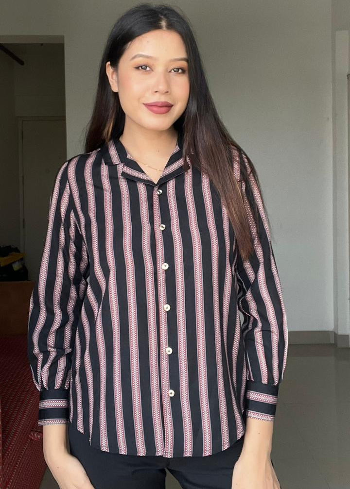 Chai-Stripe Heritage Shirt