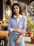 Floral Embroidered Shirt