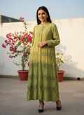 Lime Elegance Maxi Dress