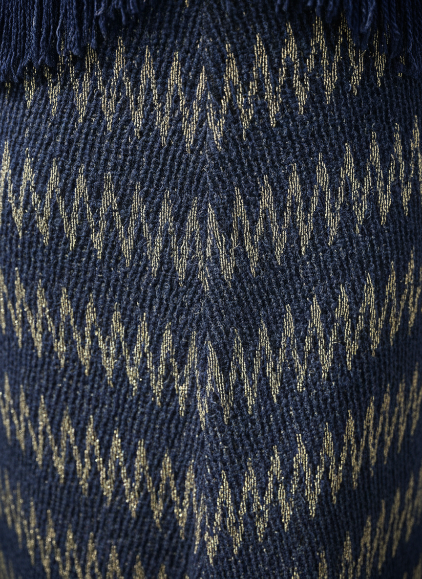 The Gatsby Chevron Fringe Gown