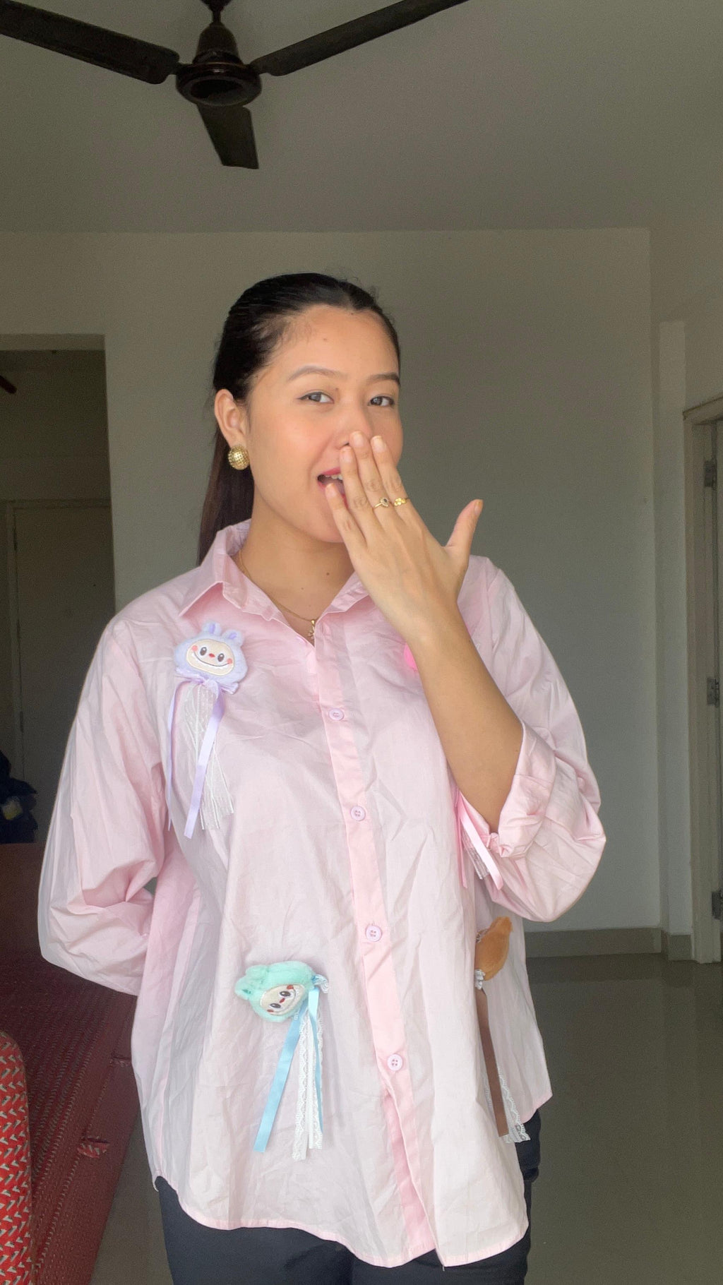 Pastel Dream Plush-Labubu Shirt