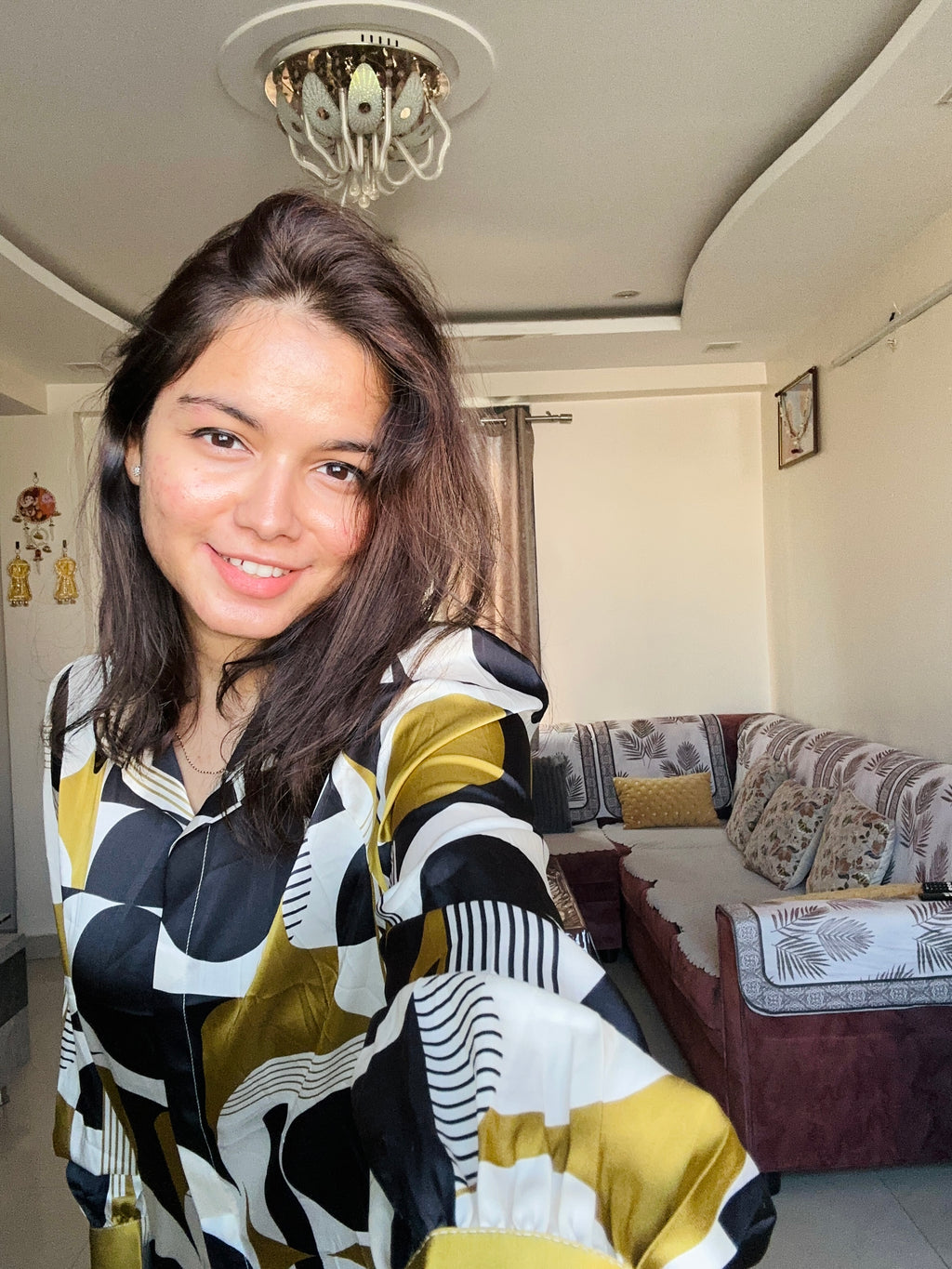 Mod Muse Satin Crepe Shirt