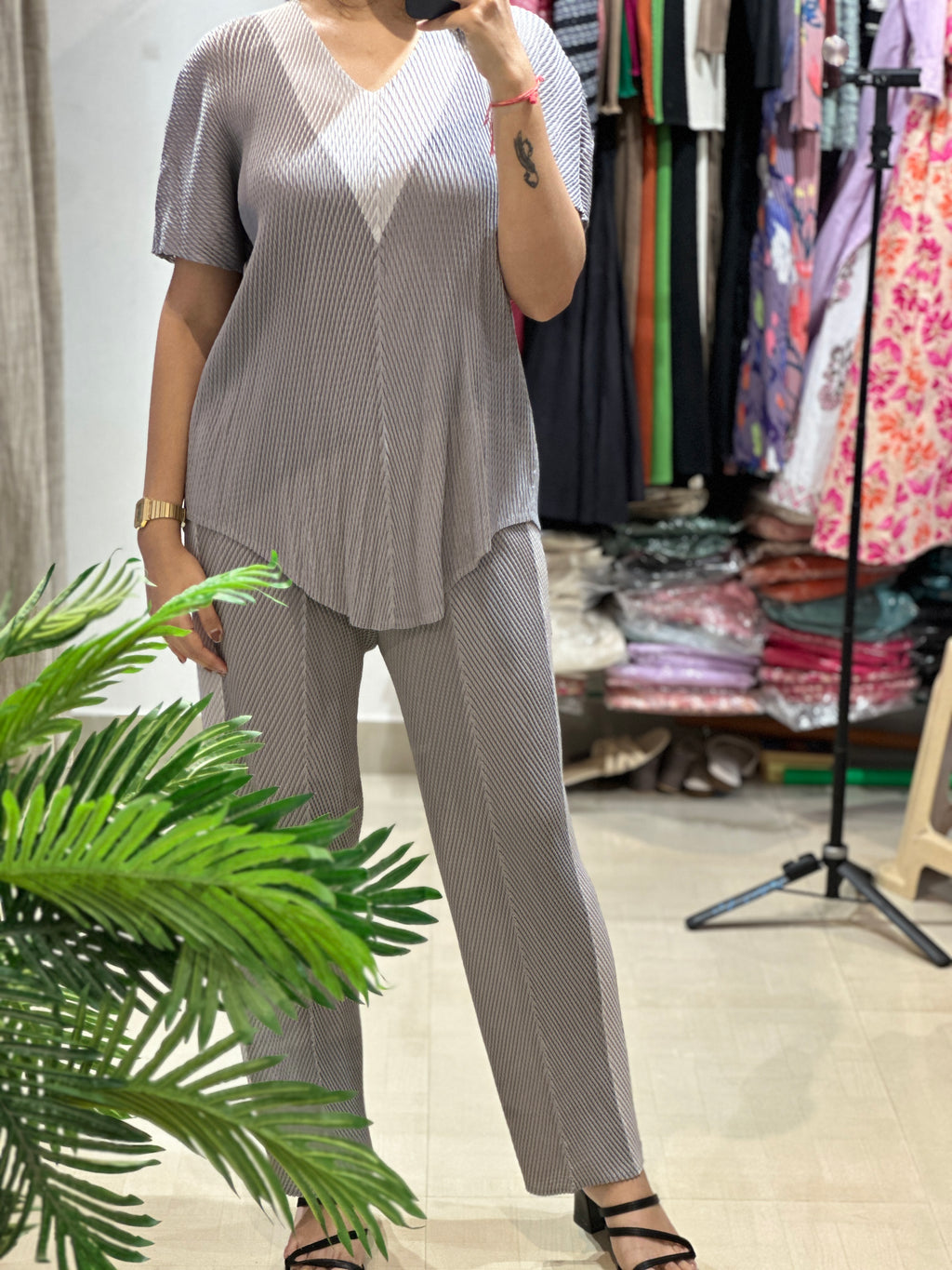 DUO co-ord set- Grey