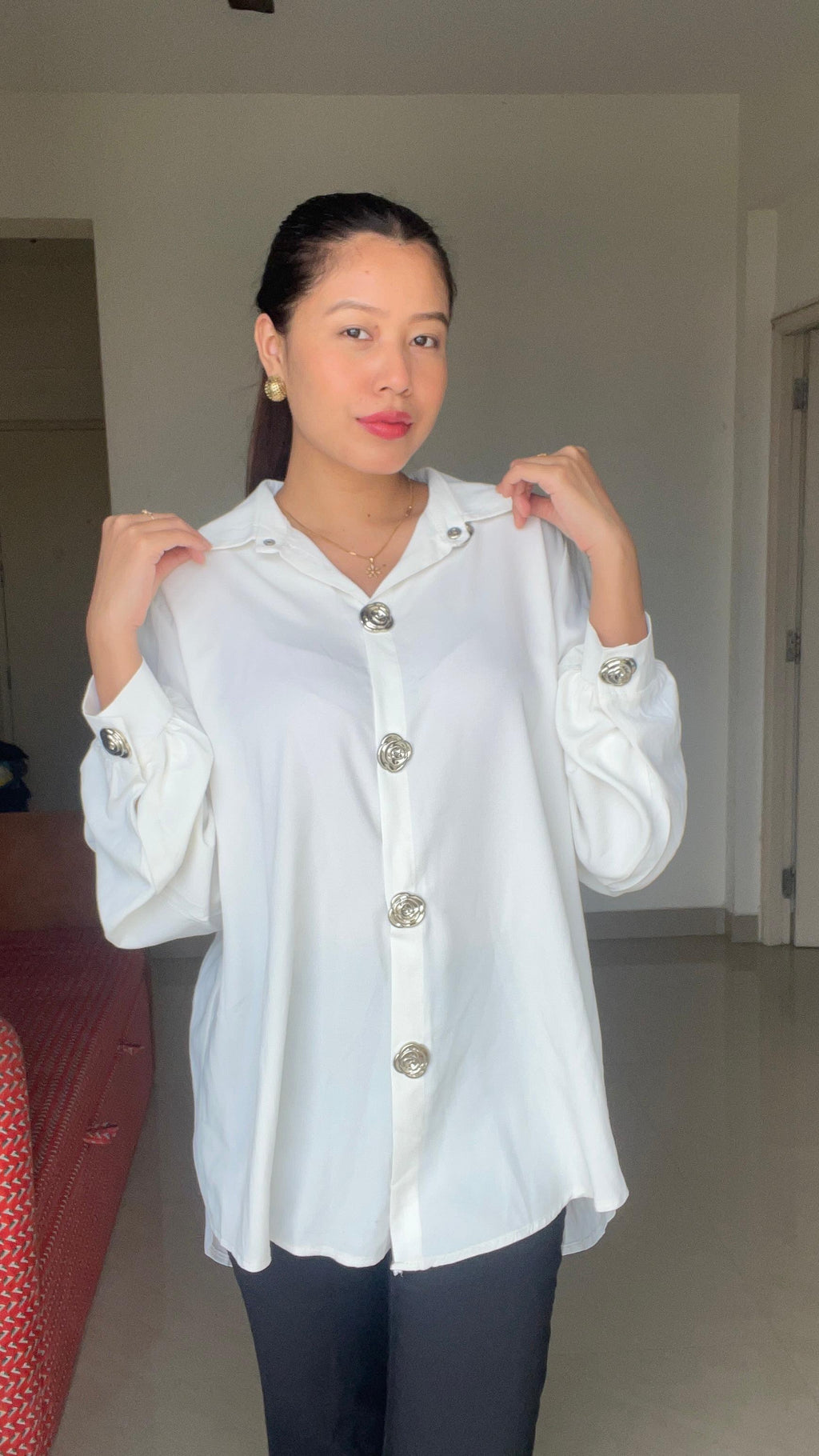 The Gilded Heirloom Oversized Shirt