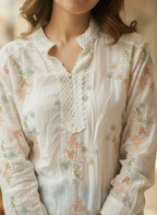 Floral Embroidered Tunic
