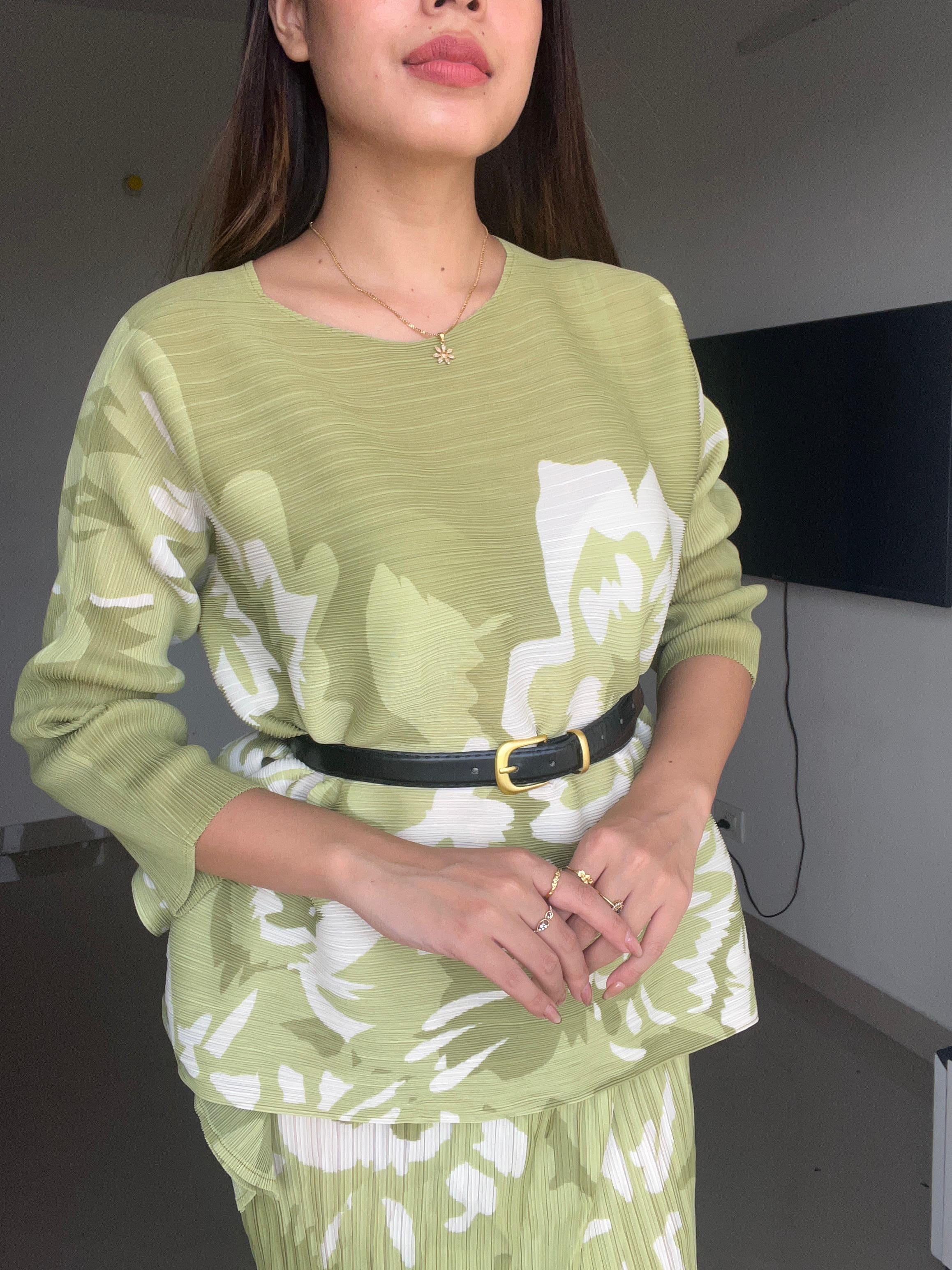 Eliza Skirt Set- Pastel Green