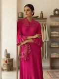 Alia pleated dress