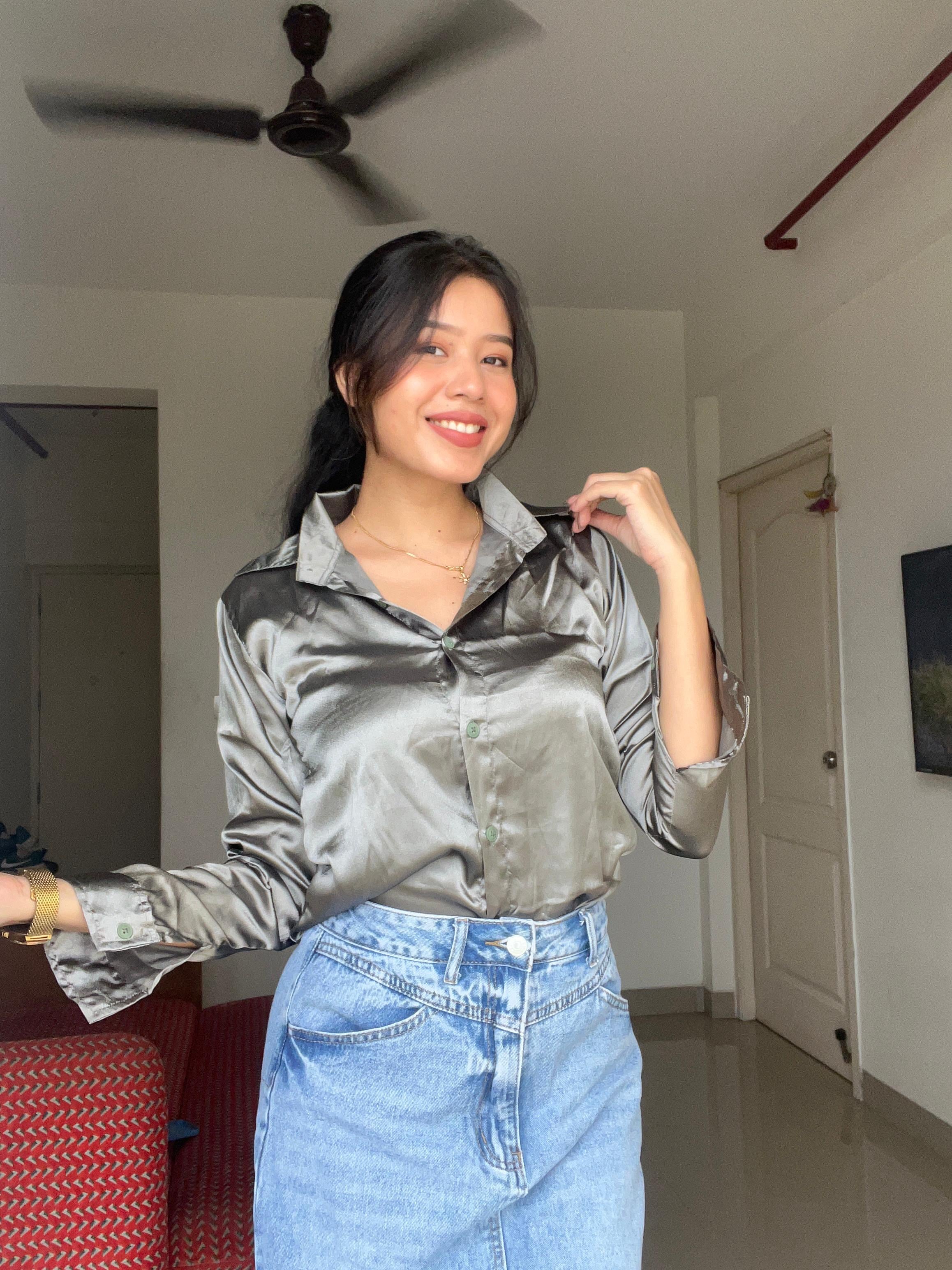 The Essential Silk-Touch Blouse