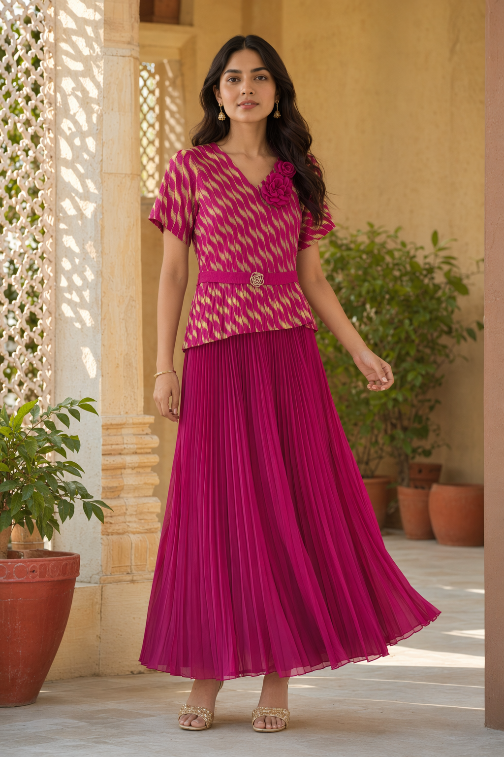 Miami pleated Dress